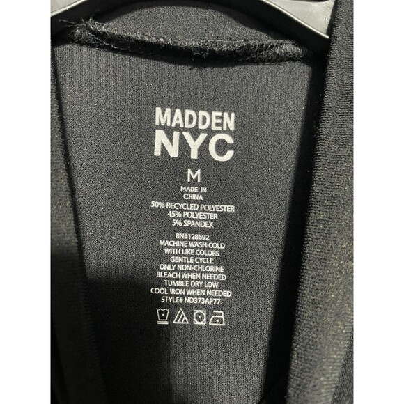 Madden NYC Dress Women's Size M Black Bubble Skirt New - Picture 5 of 10